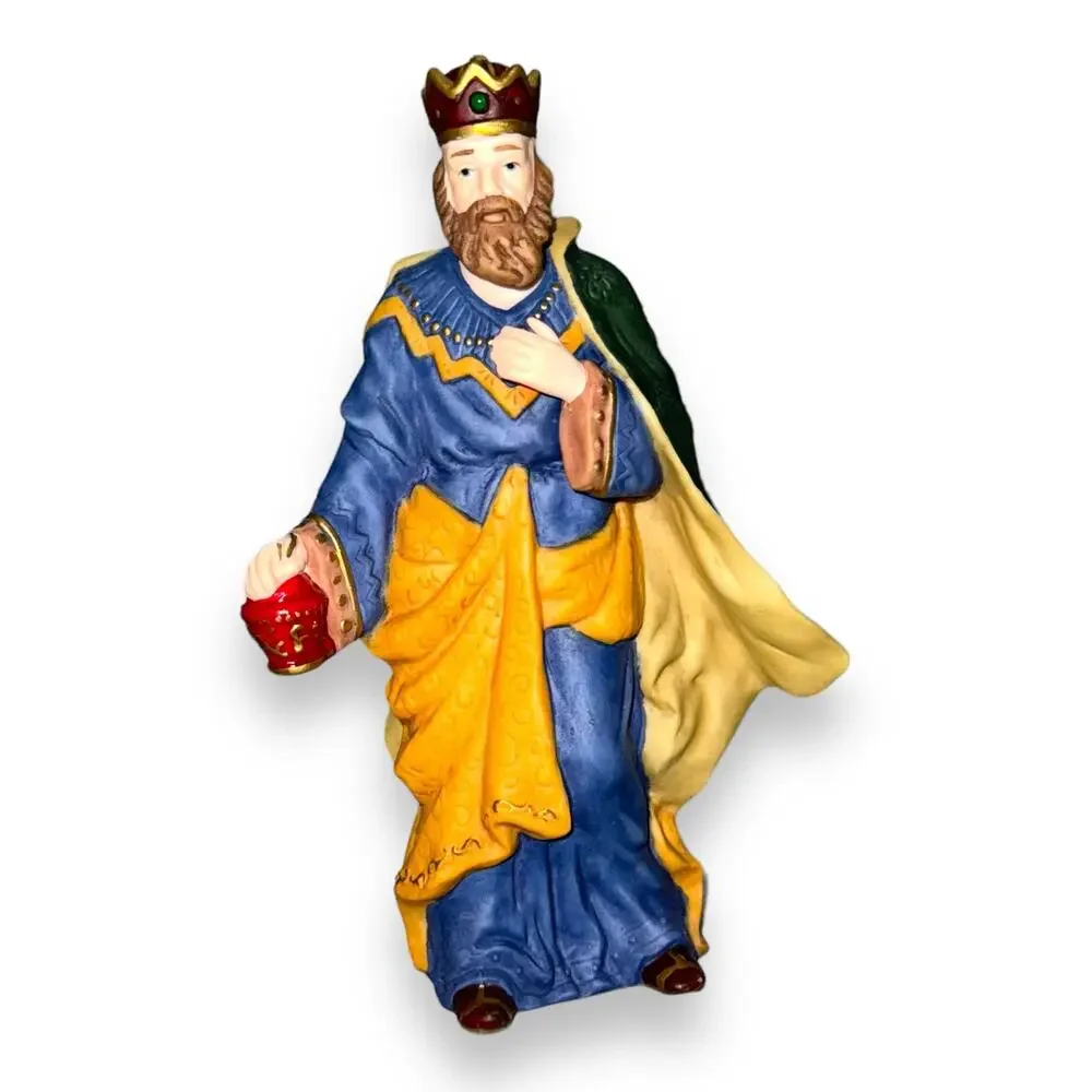 Holiday Time Ceramic Wise Man Nativity Replacement Accessory 6
